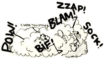 C'here, you little...